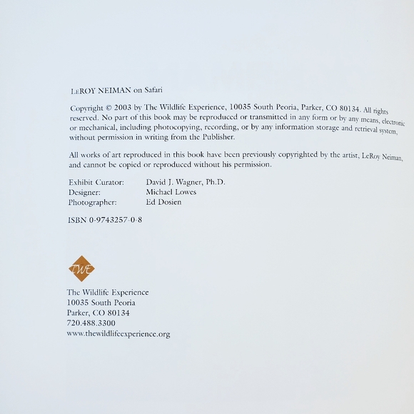 Leroy Neiman on Safari The Wildlife Experience 2003 48 Pages Painting Exhibit - Picture 3 of 16